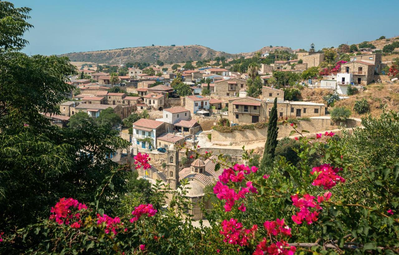 The Carob Tree Villa - Rustic Luxury Home With Access To Pool And Restaurant Larnaca Exteriör bild
